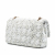 Chanel Classic Double Flap Medium Tweed Shoulder Bag White