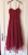 MONSOON Dark red silk dress 34