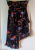Gilmar Long asymmetrical skirt 100% silk 38