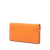Hermès B Hermès Orange Goatskin Leather Chevre Mysore Kelly Longue Wallet France