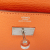 Hermès B Hermès Orange Goatskin Leather Chevre Mysore Kelly Longue Wallet France