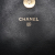 Chanel B Chanel Black Calf Leather Mini Quilted skin Coco Mail Clutch with Chain Italy