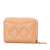 Chanel AB Chanel Brown Nude Caviar Leather Leather CC Quilted Caviar Zip Around Coin Purse Italy
