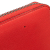 Louis Vuitton B Louis Vuitton Red Calf Leather Articles de Voyage Zippy Long Wallet France