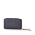 Louis Vuitton B Louis Vuitton Blue Navy Monogram Empreinte Leather Zippy Long Wallet France