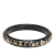 Louis Vuitton AB Louis Vuitton Black Resin Plastic Narrow Monogram Inclusion Bangle France
