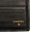 Chanel B Chanel Black Lambskin Leather Leather Double Stitched Lambskin Long Bill Wallet France