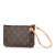 Louis Vuitton AB Louis Vuitton Brown Monogram Canvas Fabric Monogram Neverfull Pouch France
