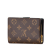 Louis Vuitton AB Louis Vuitton Brown Monogram Canvas Fabric Monogram Giant Reverse Juliette Wallet France