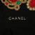 Chanel B Chanel Black with Multi Silk Fabric Bijoux Scarf Italy