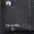 Chanel AB Chanel Black Lambskin Leather Leather CC Quilted Lambskin Compact Bifold Wallet Spain