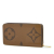 Louis Vuitton B Louis Vuitton Brown Monogram Canvas Fabric Monogram Giant Reverse Zippy Wallet France