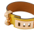 Hermès B Hermès Yellow Calf Leather Collier de Chien 24 Bracelet France