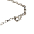 Louis Vuitton B Louis Vuitton Silver with Blue Palladium Metal Plated Damier Colors Pendant Necklace Italy