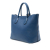 Prada B Prada Blue Saffiano Leather Cuir Front Pocket Convertible Tote Italy