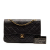 Chanel B Chanel Black Lambskin Leather Leather Medium Classic Lambskin Double Flap France