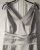 Karen Millen Pale silver satin dress 38