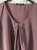 Navyboot Aérienne blouse in plum/old rose silk 36