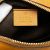 Gucci B Gucci Yellow Mustard Calf Leather Guccissima Pouch Italy