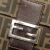 Fendi B Fendi Brown Canvas Fabric Zucca Shoulder Bag Italy