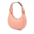 Gucci AB Gucci Pink Calf Leather Mini Matelasse GG Marmont Half Moon Hobo Italy