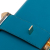 Hermès B Hermès Blue Peacock Calf Leather Tadelakt Medor Clutch 23 France