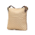 Gucci B Gucci Brown Beige Canvas Fabric GG Crossbody Italy