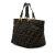 Fendi B Fendi Brown Canvas Fabric Zucca Tote Italy