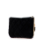 Chanel AB Chanel Black with Gold Velvet Fabric CC Quilted Camellia Pouch Italy