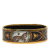 Hermès B Hermès Black with Gold Enamel Other Wide Grand Apparat Horse Bangle France