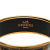 Hermès B Hermès Black with Gold Enamel Other Wide Grand Apparat Horse Bangle France