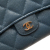 Chanel B Chanel Blue Caviar Leather Leather CC Quilted Caviar Classic Flap Wallet Spain