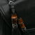Gucci B Gucci Black Calf Leather Large Pebbled skin New Bamboo Top Handle Bag Italy