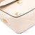 Valentino B Valentino White Ivory Calf Leather Large Grained skin Roman Stud Satchel Italy
