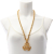 Chanel B Chanel Gold Gold Plated Metal Triple CC Pendant Necklace France