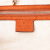 Gucci B Gucci Orange Nubuck Leather Leather Medium Soho Chain Tote Italy