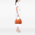 Gucci B Gucci Orange Nubuck Leather Leather Medium Soho Chain Tote Italy