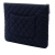 Chanel AB Chanel Blue Navy Wool Fabric Paris Hamburg Medium Quilted Coco Sailor Charms O Case Clutch Italy