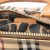 Burberry B Burberry Brown Coated Canvas Fabric Small Haymarket Check Animal Print Blaze Satchel Italy