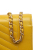 Chanel B Chanel Yellow Lambskin Leather Leather Small Reversed Chevron Lambskin Flap Italy