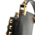 Valentino B Valentino Black Calf Leather Rockstud Alcove Smartphone Case Italy