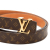 Louis Vuitton AB Louis Vuitton Brown Monogram Canvas Fabric Monogram LV Initiales Belt France