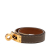 Hermès B Hermès Brown Dark Brown Calf Leather Kelly Double Tour Bracelet France