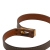 Hermès B Hermès Brown Dark Brown Calf Leather Kelly Double Tour Bracelet France