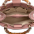 Gucci B Gucci Pink Calf Leather Small skin Bamboo Shopper Satchel Italy