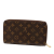 Louis Vuitton B Louis Vuitton Brown Monogram Canvas Fabric Monogram Zippy Organizer Wallet Spain