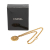Chanel B Chanel Gold Gold Plated Metal CC Medallion Pendant Necklace France