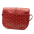 Goyard AB Goyard Red Coated Canvas Fabric Goyardine Belvedere II PM France