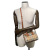 Burberry AB Burberry Brown Light Brown Coated Canvas Fabric Mini House Check Bowling Bag Italy