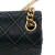 Chanel B Chanel Blue Navy Calf Leather Medium Quilted skin Triple Stitched Flap Italy